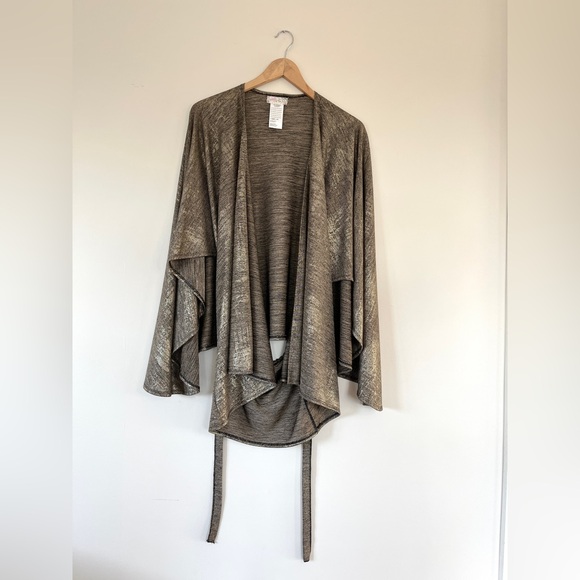 Free People Gold Age of Aquarius Kimono Top - Picture 8 of 16